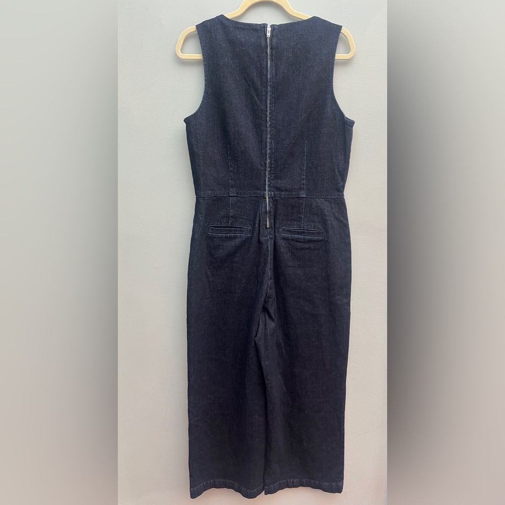 *New* JCrew Denim Jumpsuit, Size 10 - Picture 7 of 10